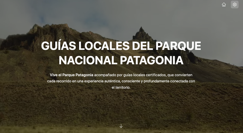 Catalogo de guias del Parque Nacional Patagonia